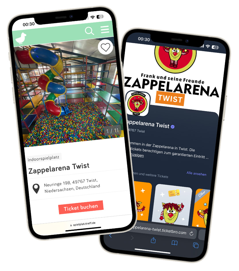 Zappelarena in der Spielplatztreff App